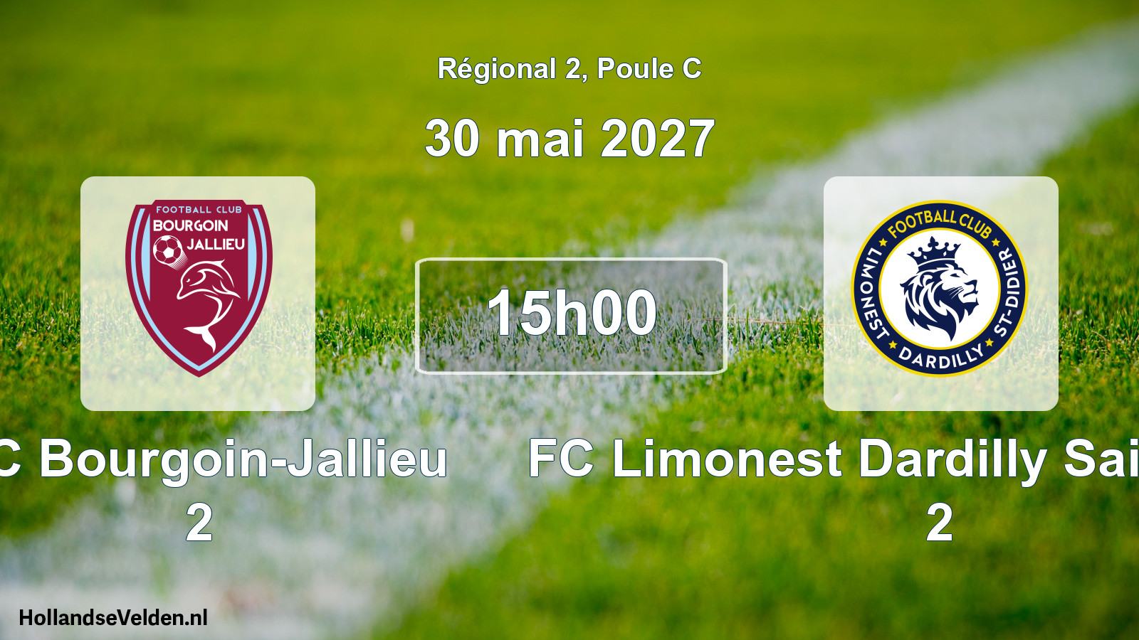 Scheduled Match: FC Bourgoin-Jallieu 2 - FC Limonest Dardilly Saint-Didier 2 (30 May 2027)