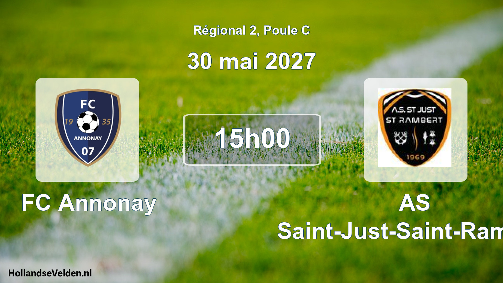 Scheduled Match: FC Annonay - AS Saint-Just-Saint-Rambert (30 May 2027)