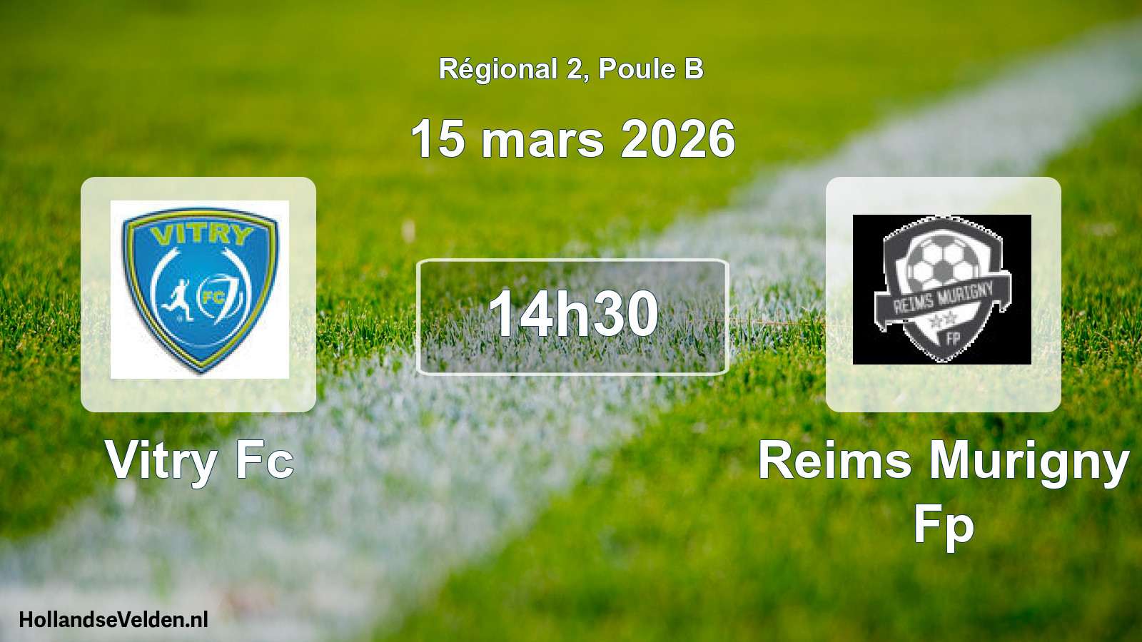 Scheduled Match: Vitry Fc - Reims Murigny Fp (15 March 2026)