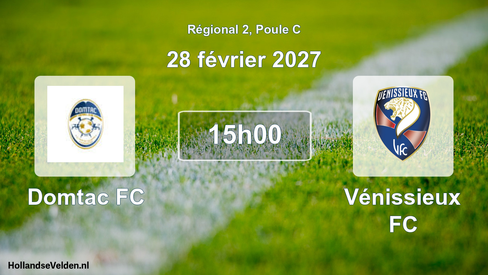Scheduled Match: Domtac FC - Vénissieux FC (28 February 2027)