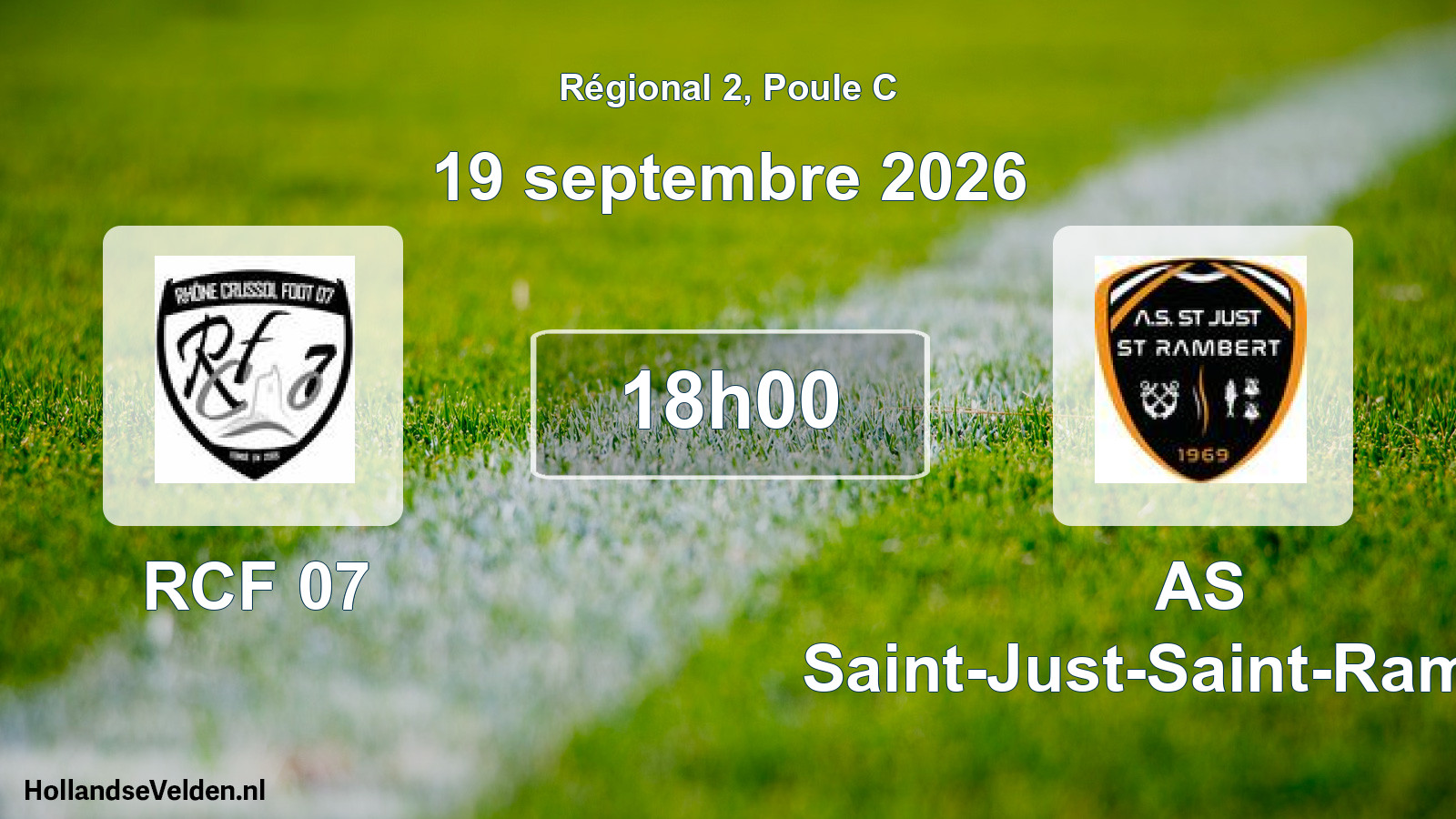 Scheduled Match: RCF 07 - AS Saint-Just-Saint-Rambert (19 September 2026)
