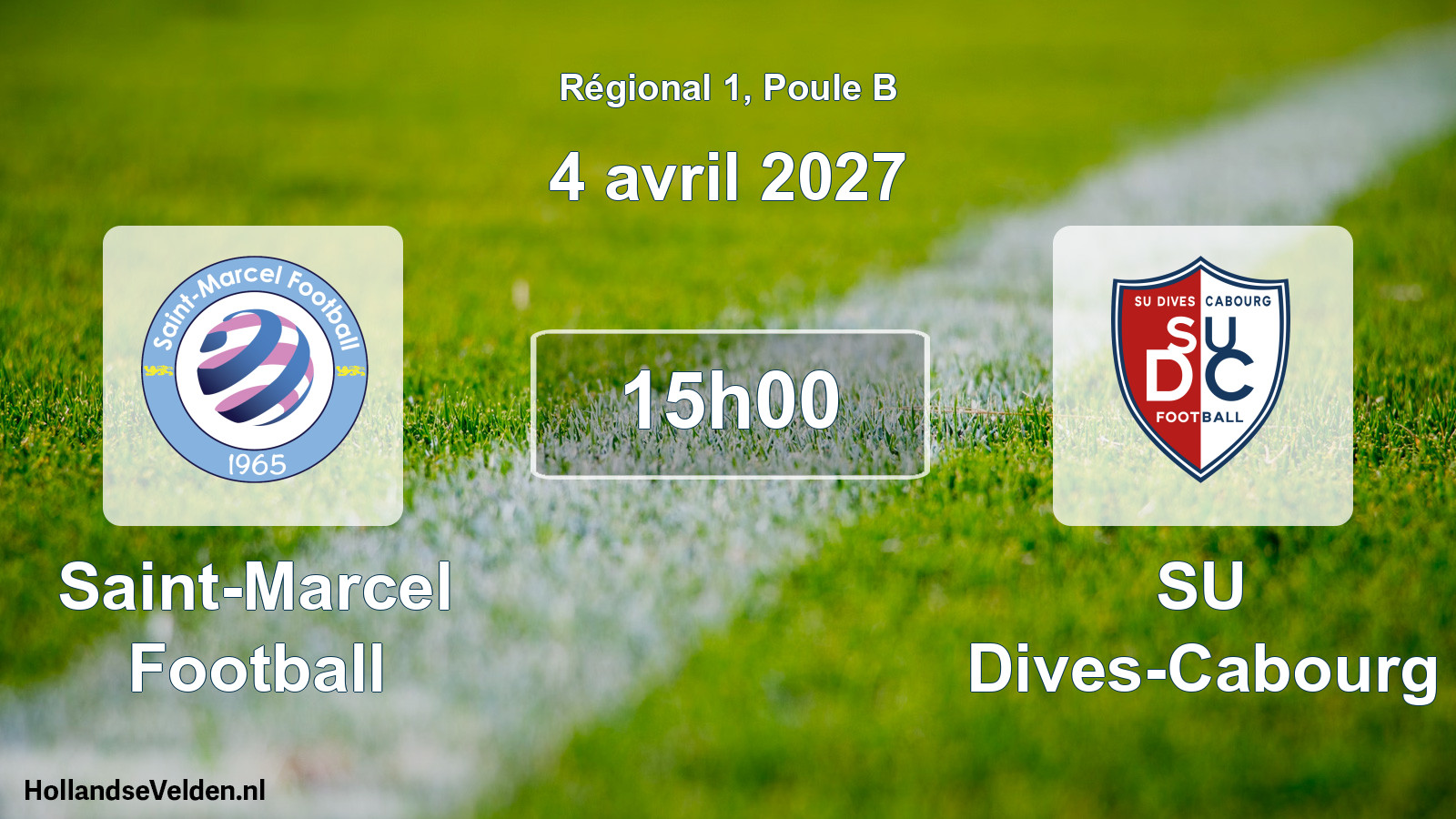 Scheduled Match: Saint-Marcel Football - SU Dives-Cabourg (4 April 2027)