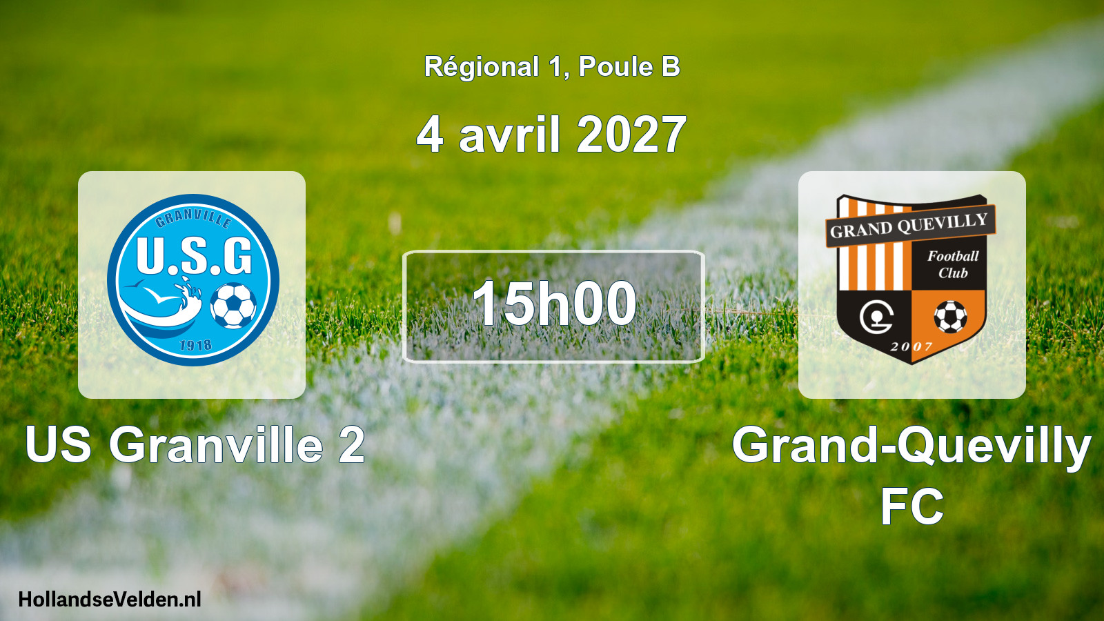 Scheduled Match: US Granville 2 - Grand-Quevilly FC (4 April 2027)
