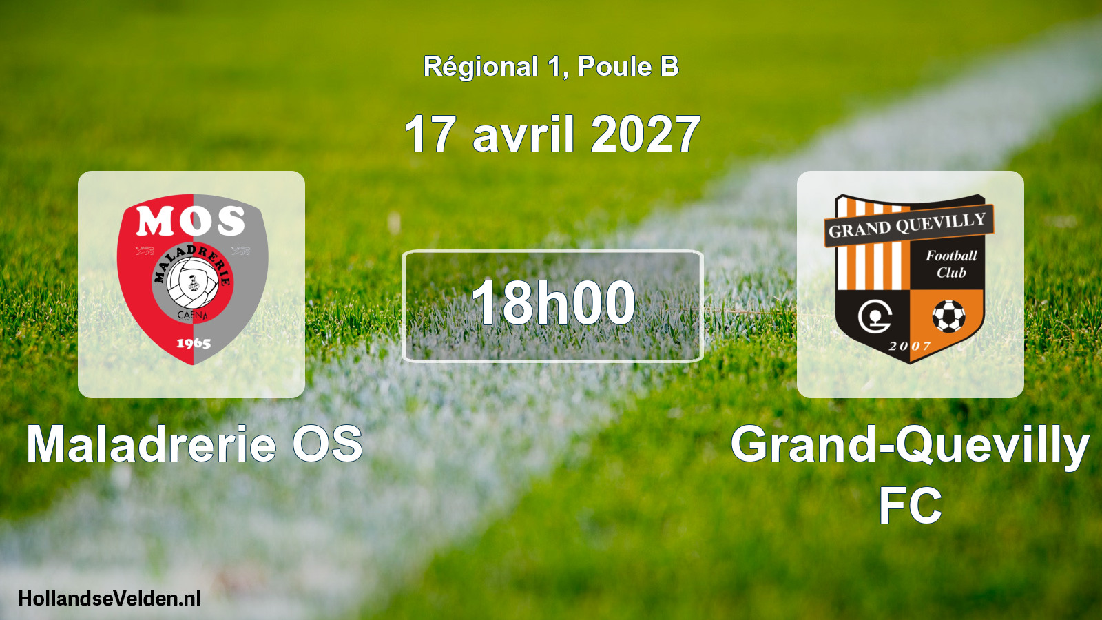 Scheduled Match: Maladrerie OS - Grand-Quevilly FC (17 April 2027)