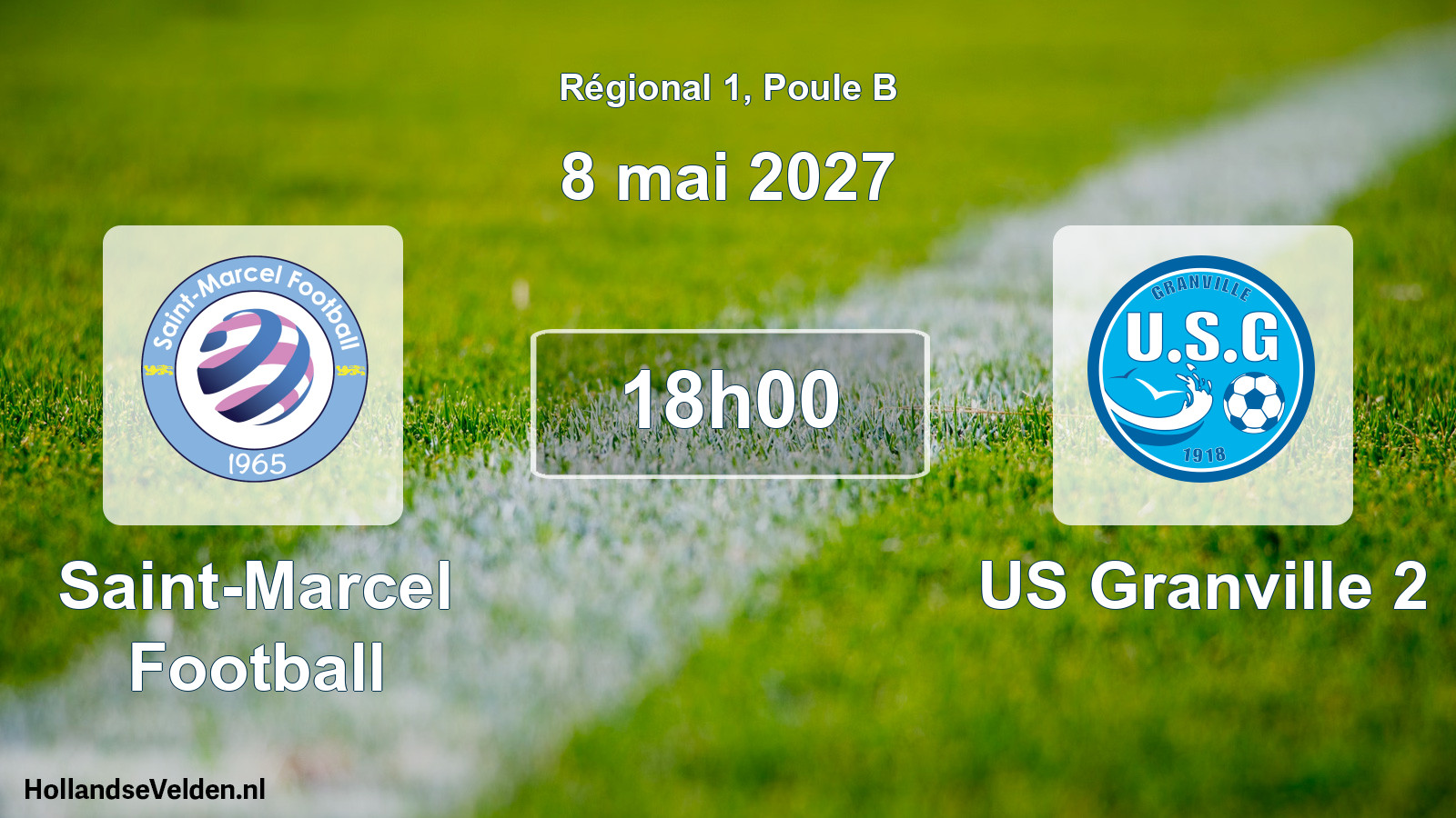 Geplande wedstrijd: Saint-Marcel Football - US Granville 2 (8 mei 2027)