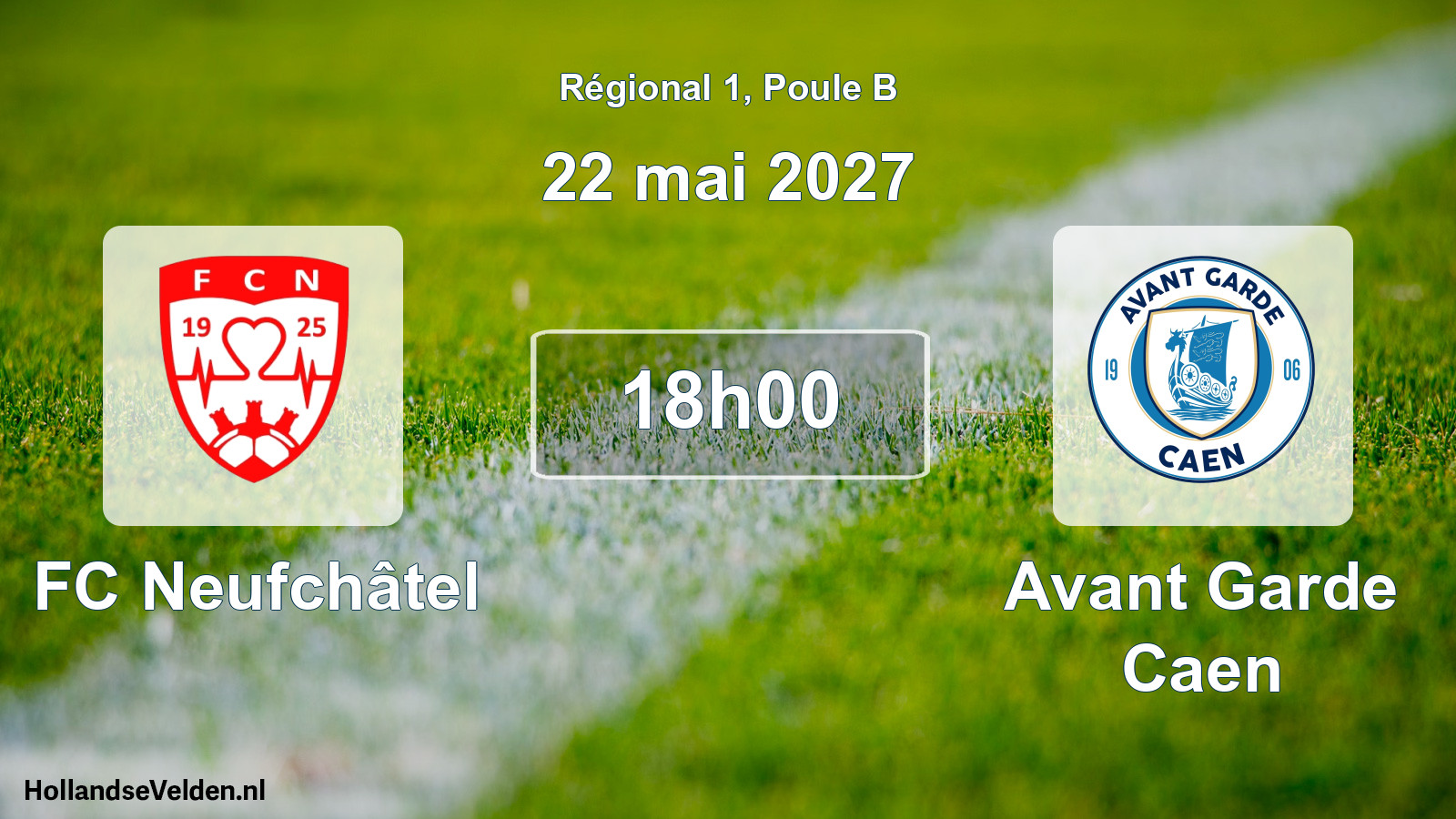 Scheduled Match: FC Neufchâtel - Avant Garde Caen (22 May 2027)