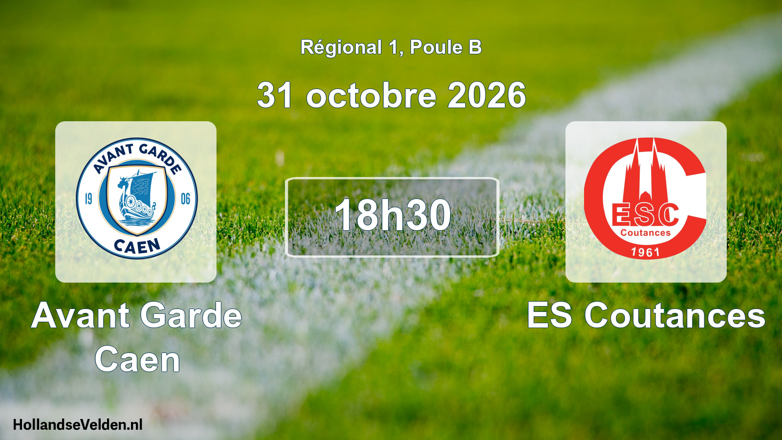 Scheduled Match: Avant Garde Caen - ES Coutances (31 October 2026)