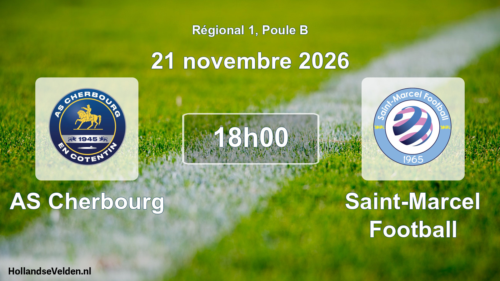 Scheduled Match: AS Cherbourg - Saint-Marcel Football (21 November 2026)
