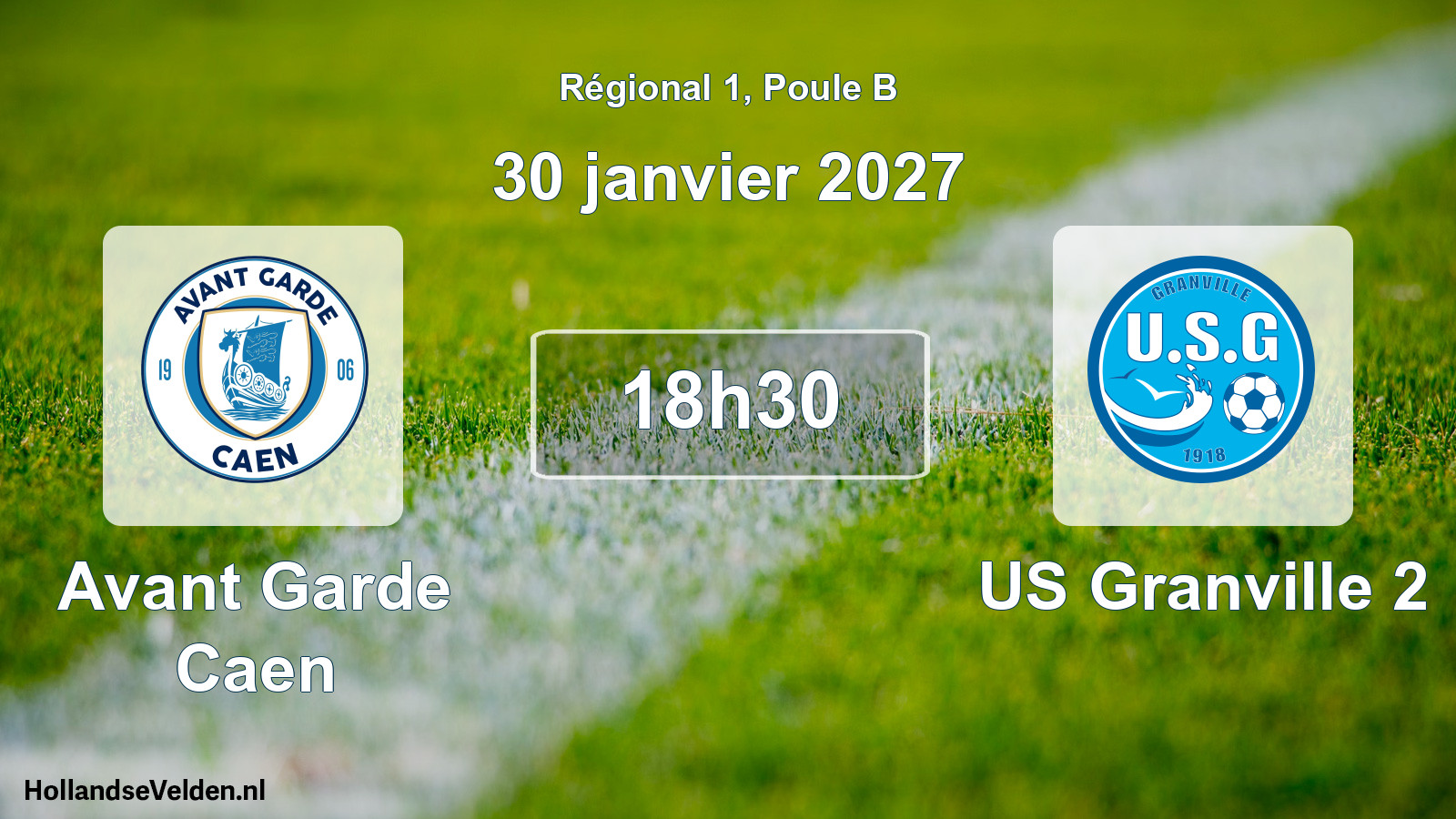 Scheduled Match: Avant Garde Caen - US Granville 2 (30 January 2027)
