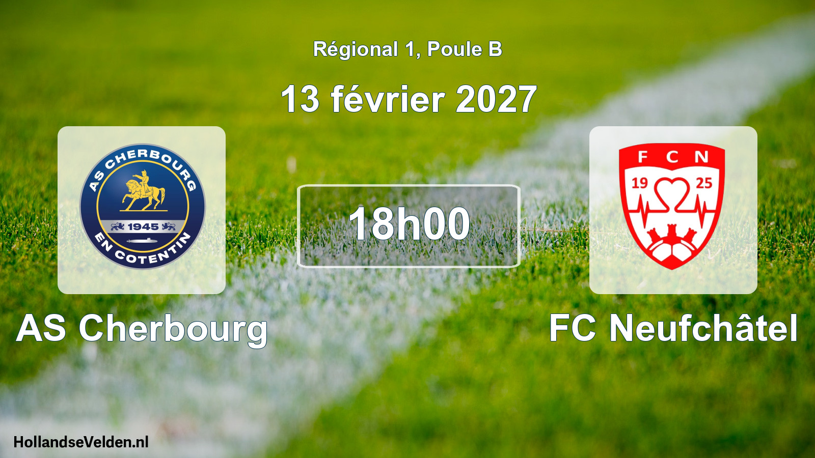 Scheduled Match: AS Cherbourg - FC Neufchâtel (13 February 2027)