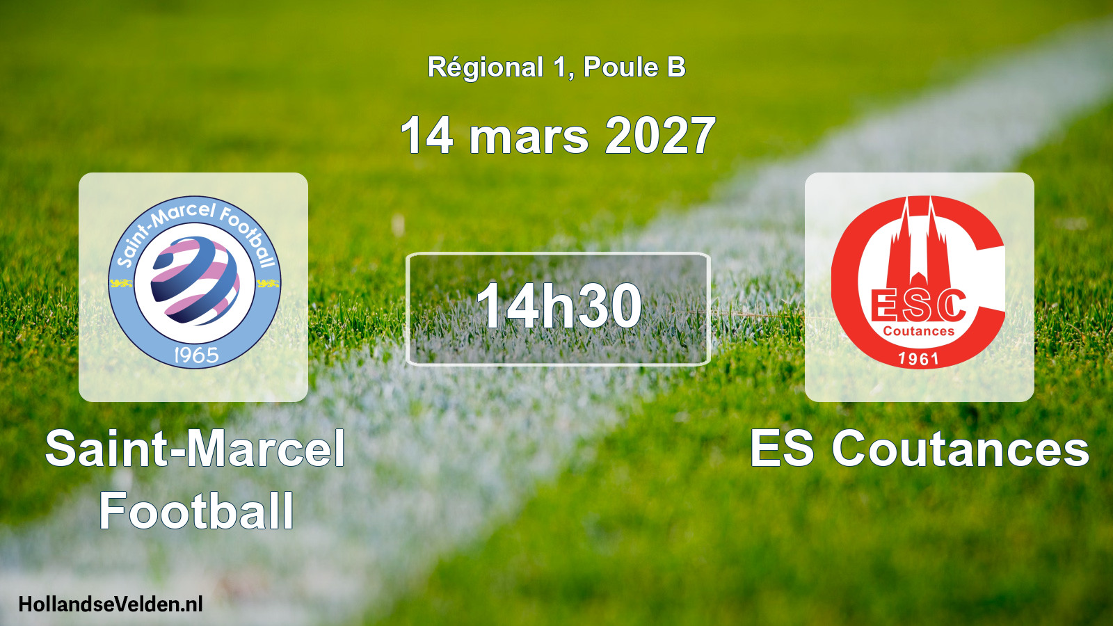 Scheduled Match: Saint-Marcel Football - ES Coutances (14 March 2027)