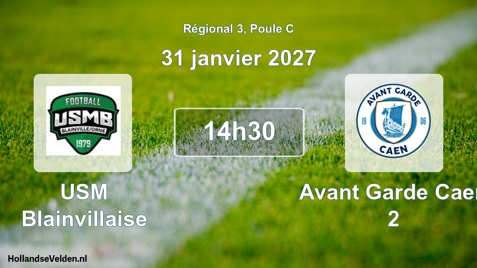 Scheduled Match: USM Blainvillaise - Avant Garde Caen 2 (31 January 2027)