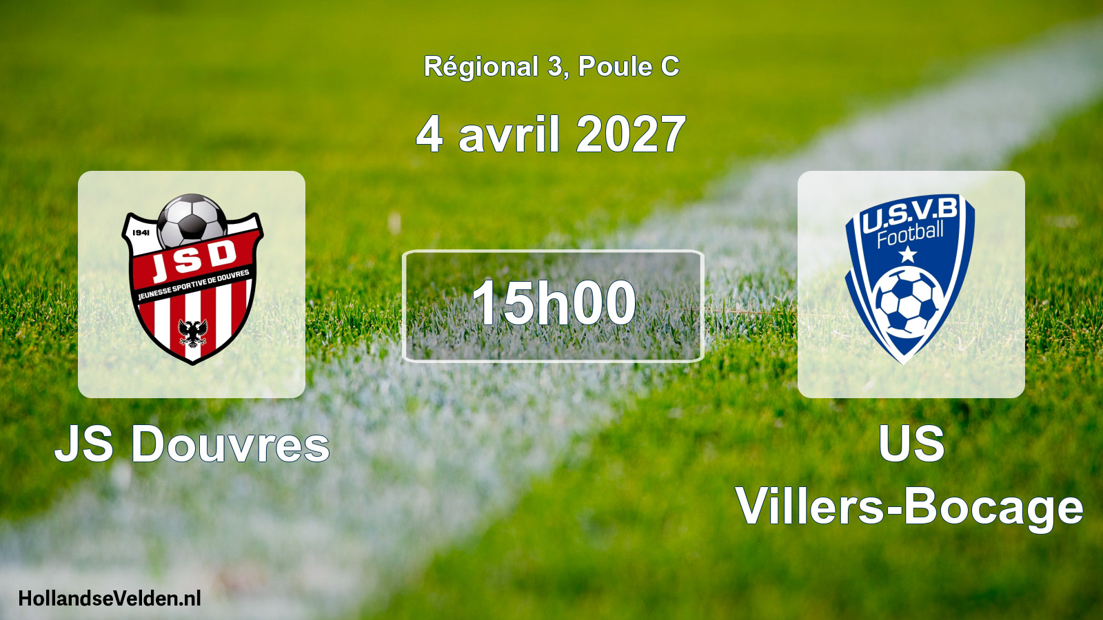 Scheduled Match: JS Douvres - US Villers-Bocage (4 April 2027)