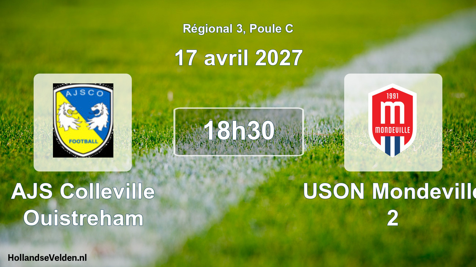 Scheduled Match: AJS Colleville Ouistreham - USON Mondeville 2 (17 April 2027)