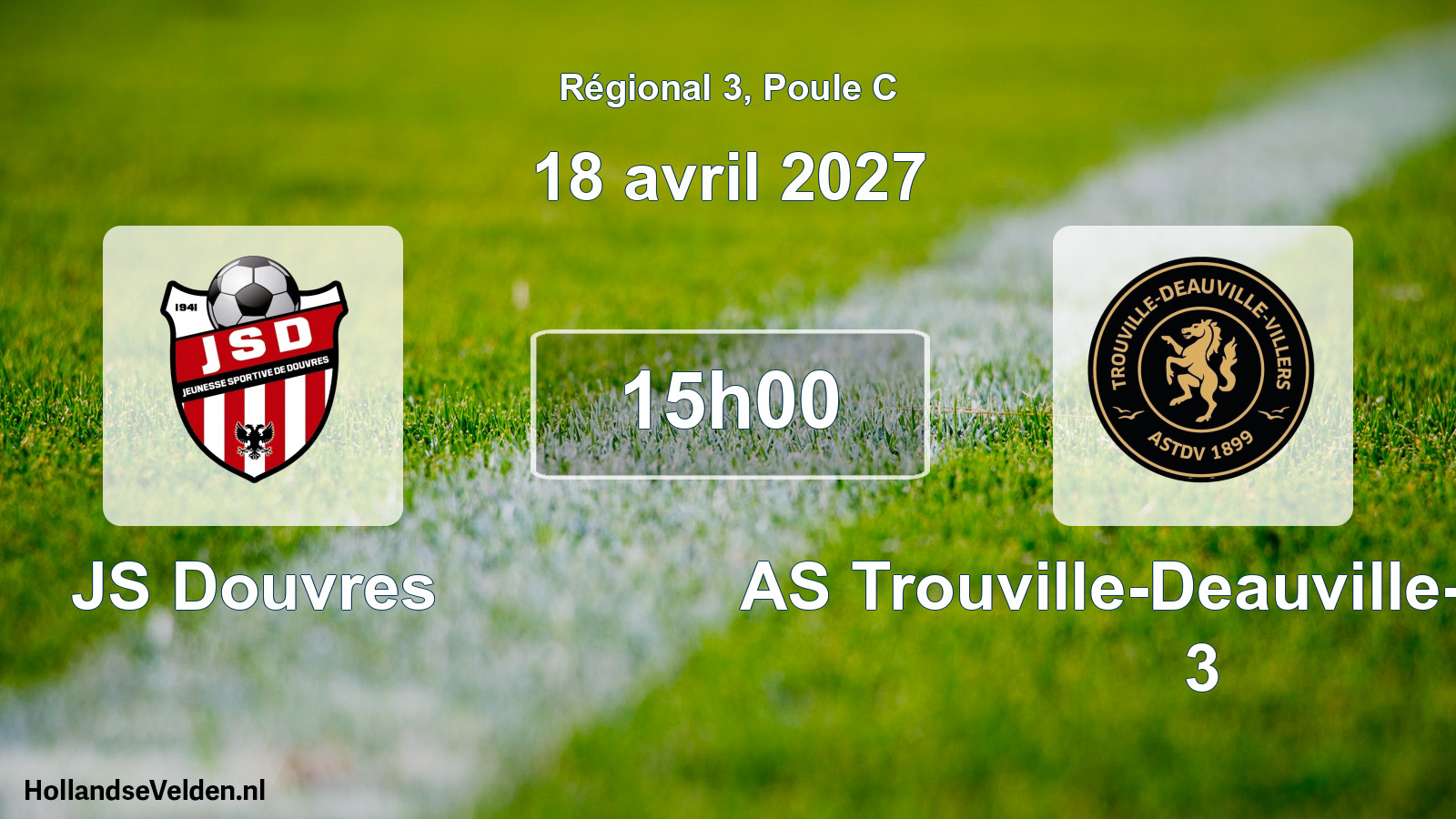Scheduled Match: JS Douvres - AS Trouville-Deauville-Villers 3 (18 April 2027)