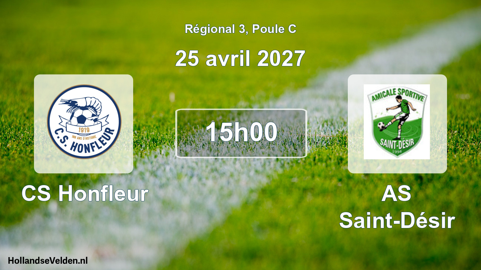 Scheduled Match: CS Honfleur - AS Saint-Désir (25 April 2027)