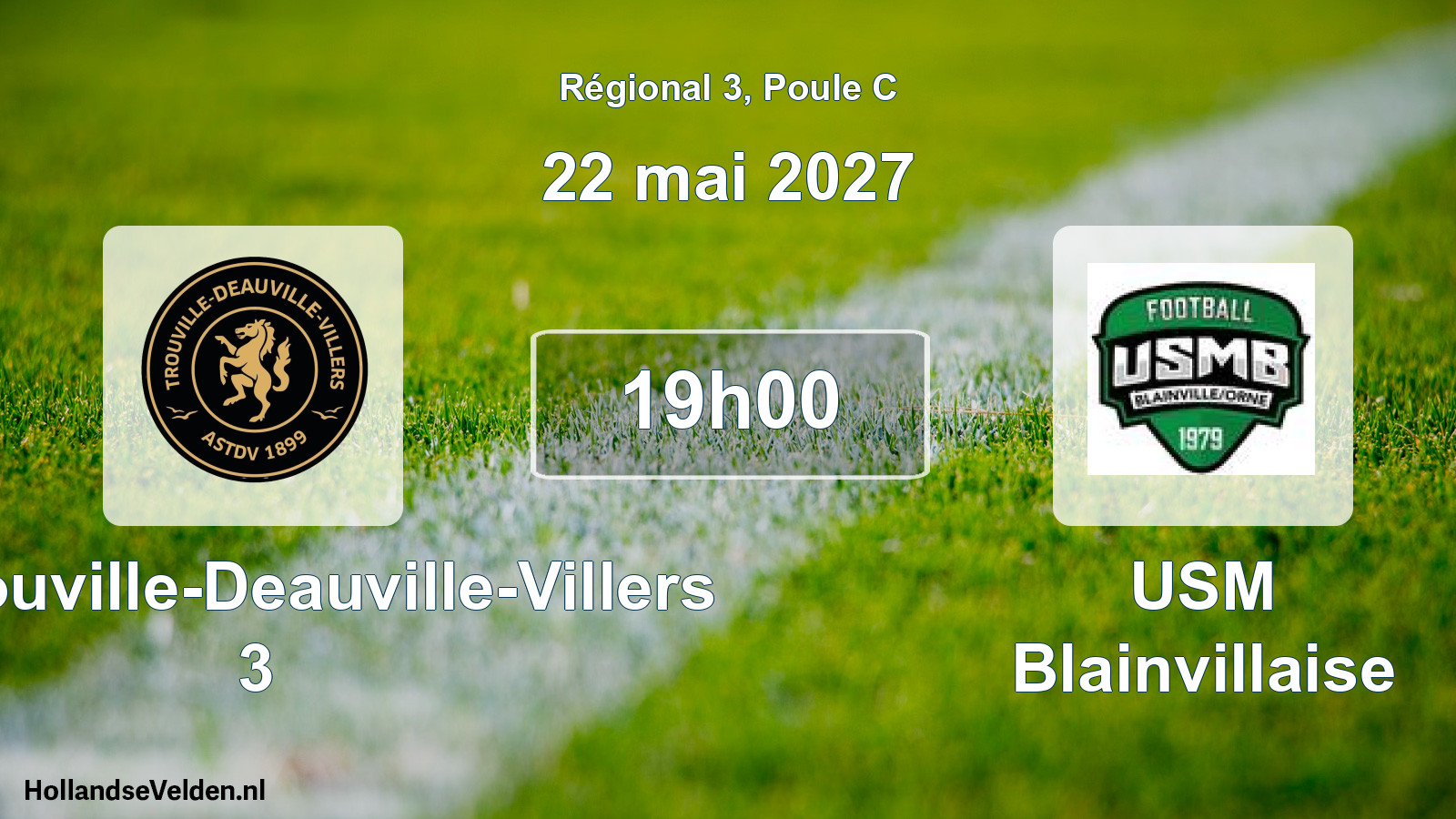 Scheduled Match: AS Trouville-Deauville-Villers 3 - USM Blainvillaise (22 May 2027)