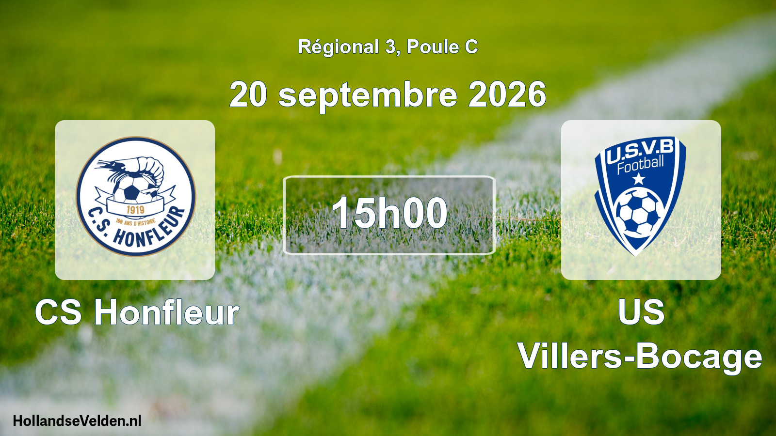Scheduled Match: CS Honfleur - US Villers-Bocage (20 September 2026)