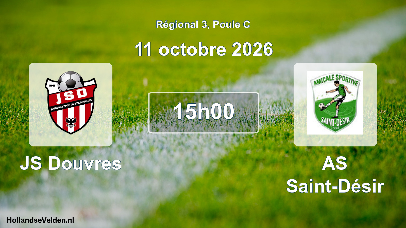 Scheduled Match: JS Douvres - AS Saint-Désir (11 October 2026)