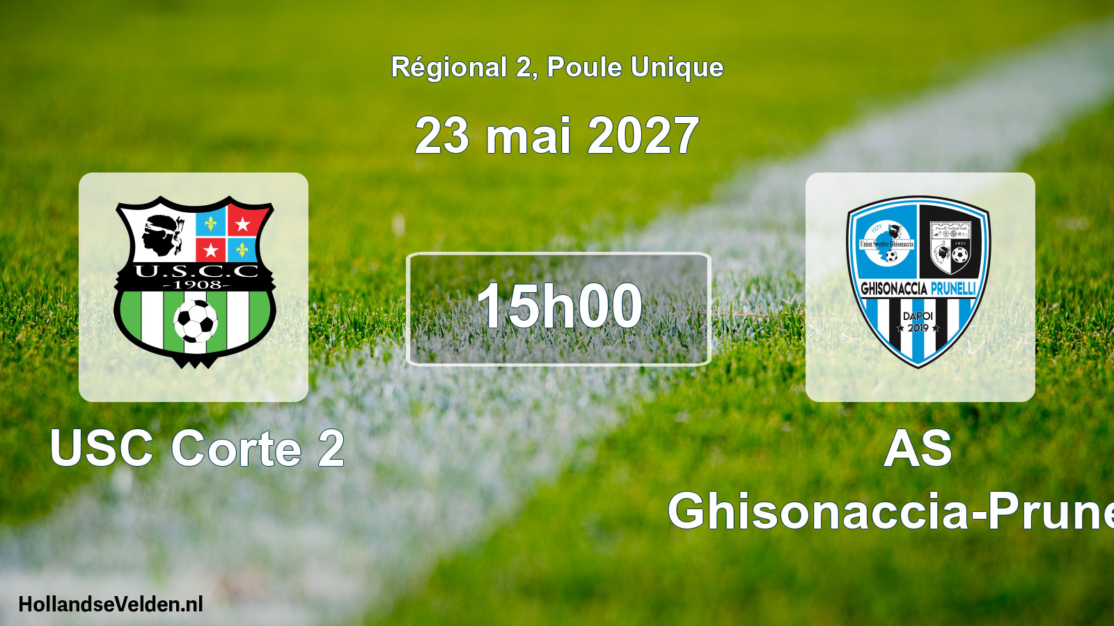Scheduled Match: USC Corte 2 - AS Ghisonaccia-Prunelli (23 May 2027)