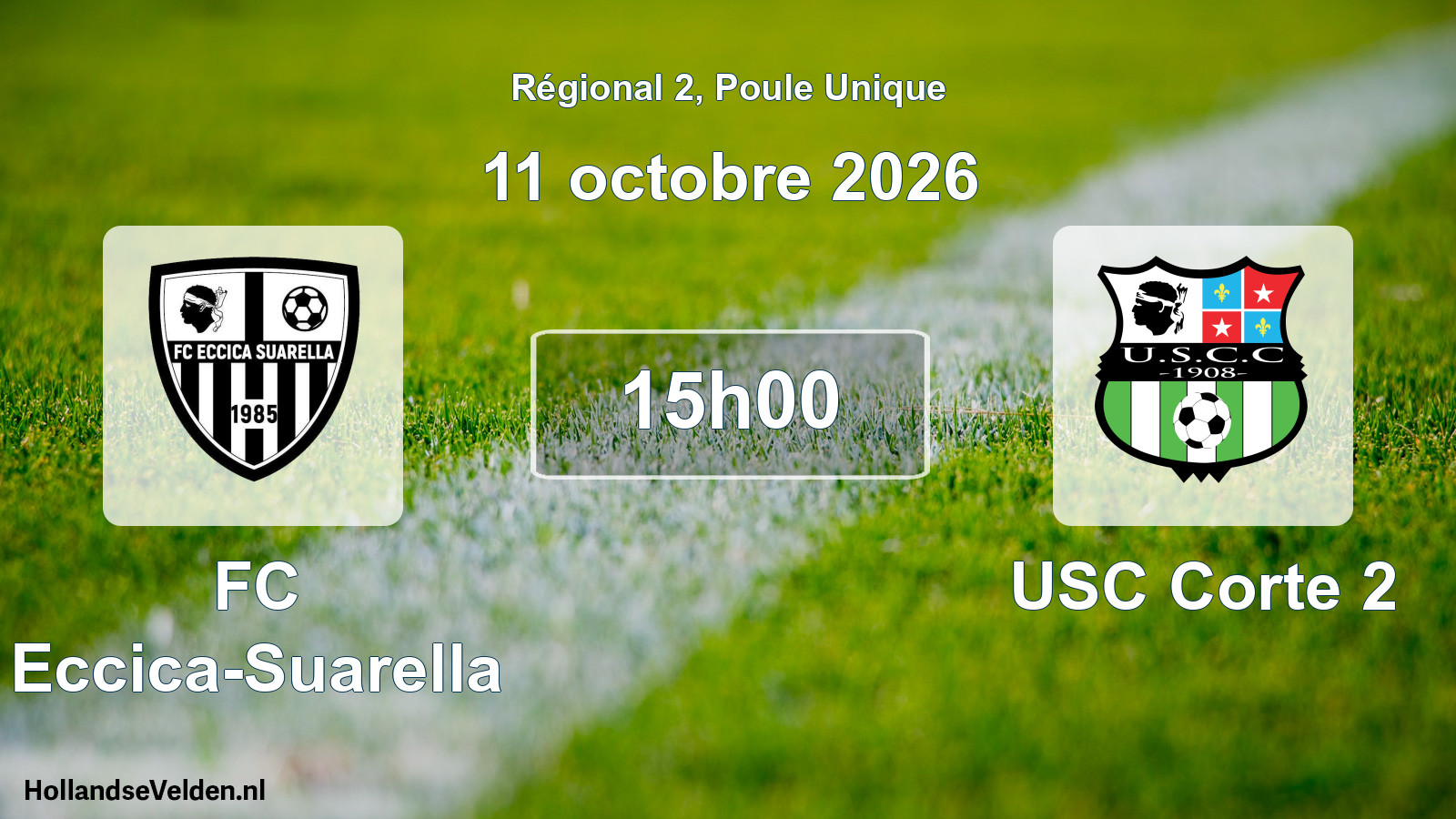 Scheduled Match: FC Eccica-Suarella - USC Corte 2 (11 October 2026)