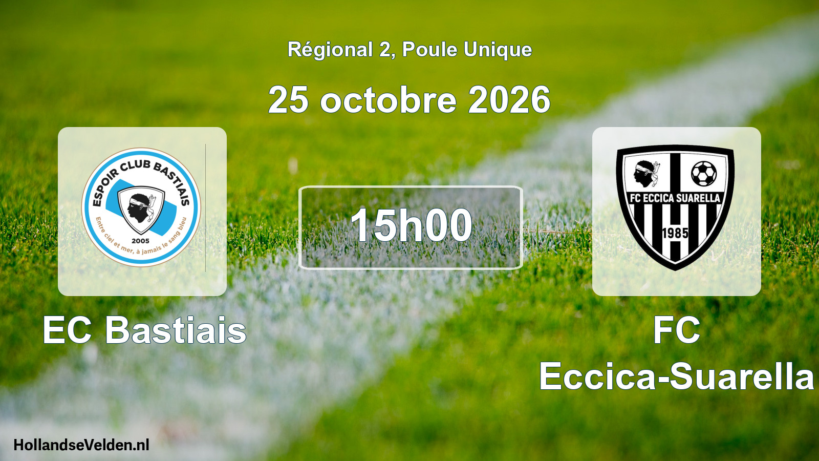 Scheduled Match: EC Bastiais - FC Eccica-Suarella (25 October 2026)