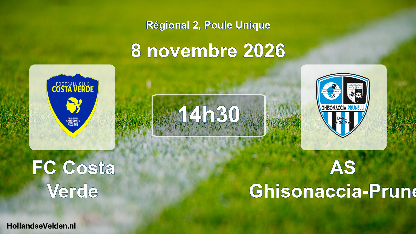 Scheduled Match: FC Costa Verde - AS Ghisonaccia-Prunelli (8 November 2026)