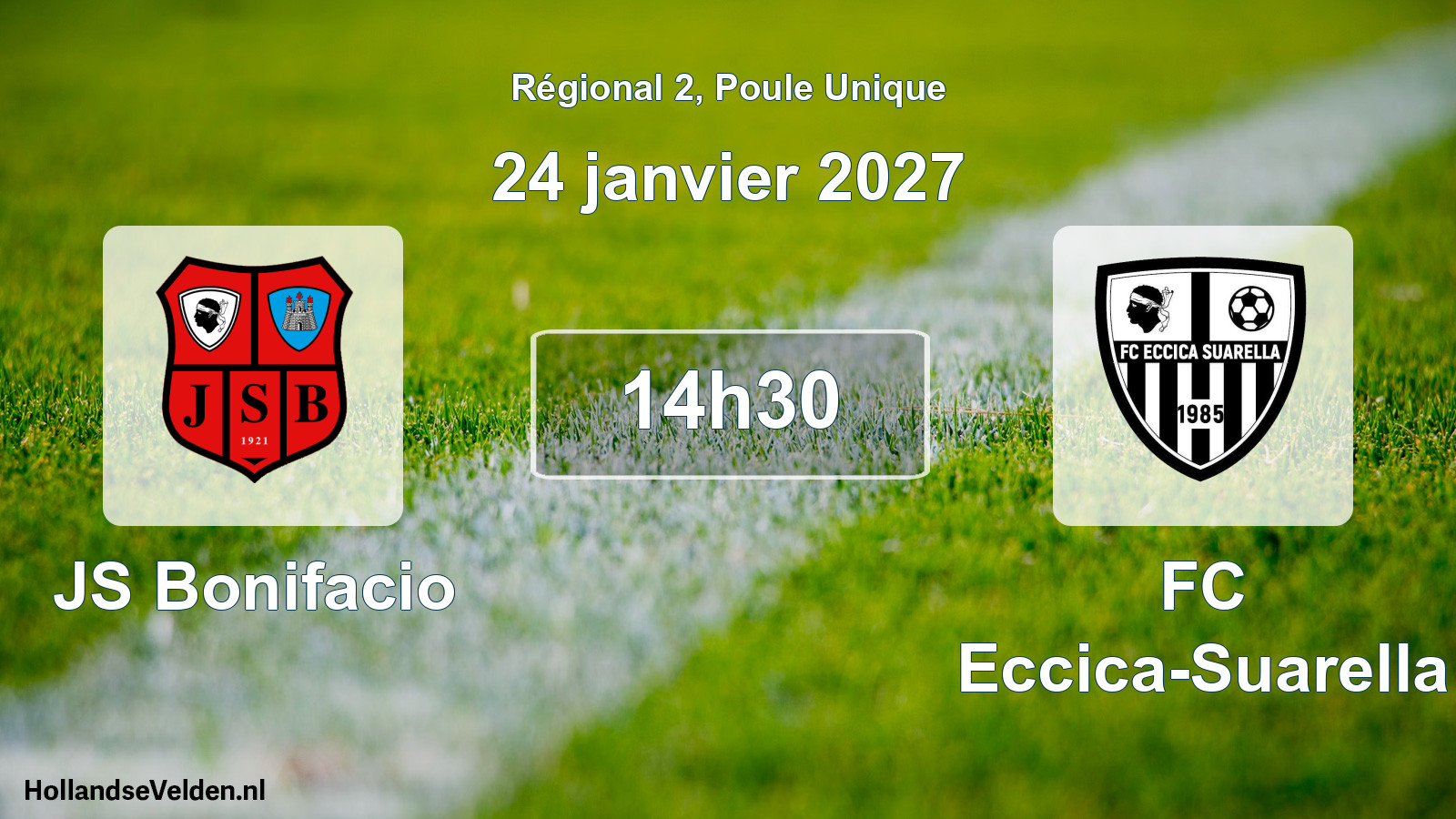Scheduled Match: JS Bonifacio - FC Eccica-Suarella (24 January 2027)