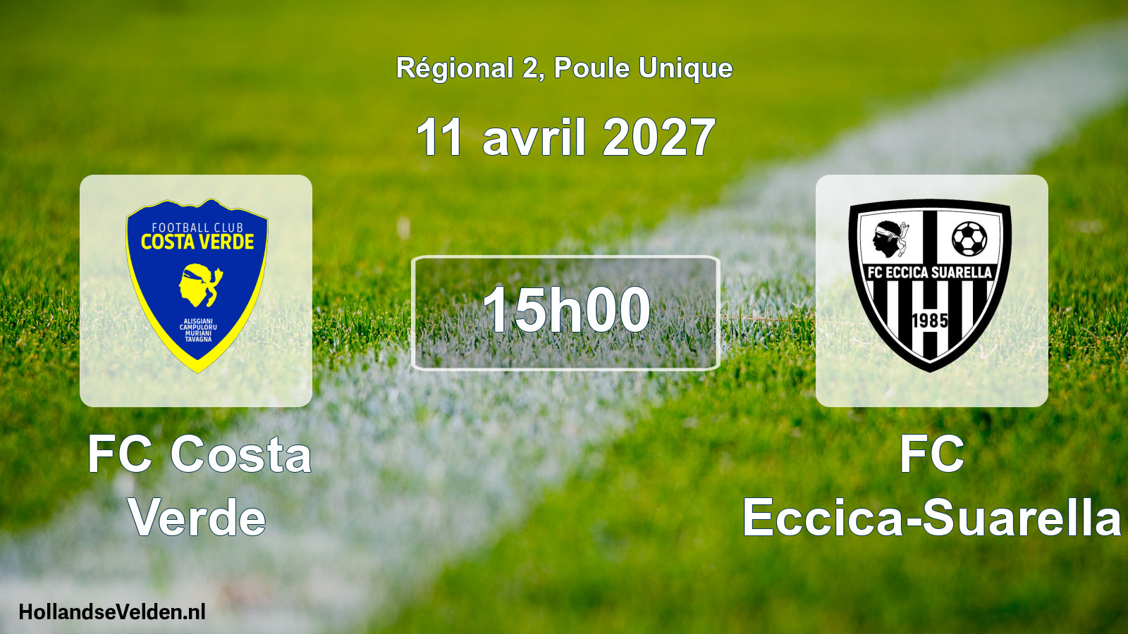 Scheduled Match: FC Costa Verde - FC Eccica-Suarella (11 April 2027)