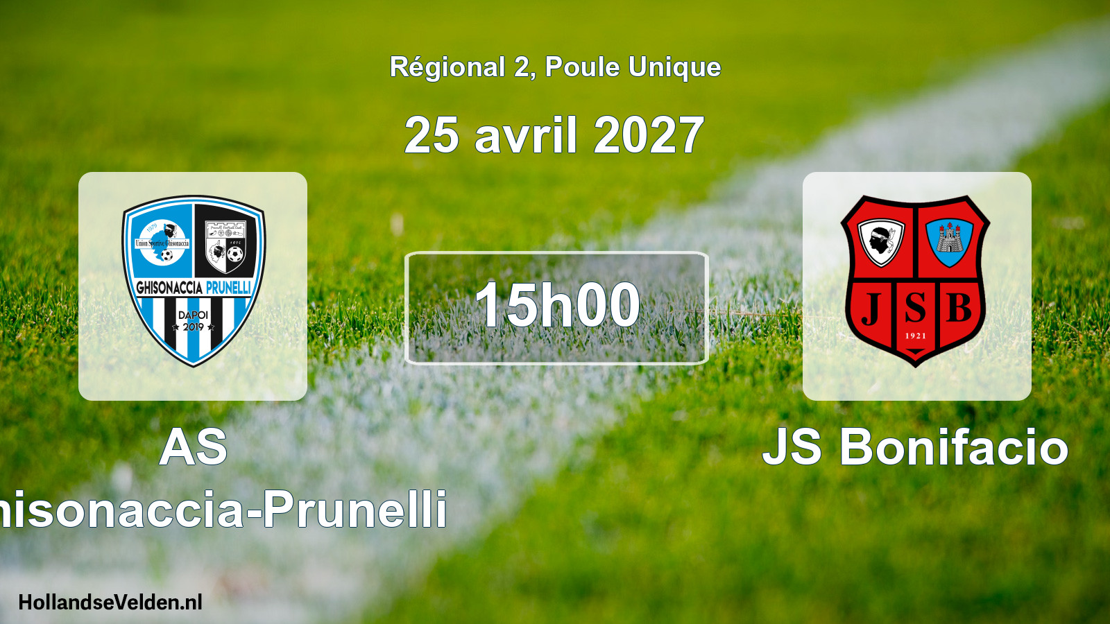 Scheduled Match: AS Ghisonaccia-Prunelli - JS Bonifacio (25 April 2027)