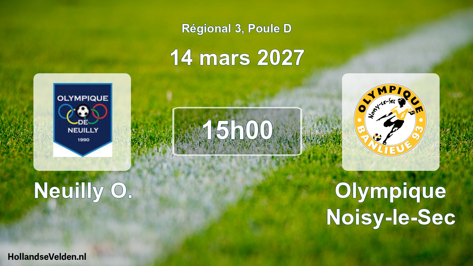Scheduled Match: Neuilly O. - Olympique Noisy-le-Sec (14 March 2027)