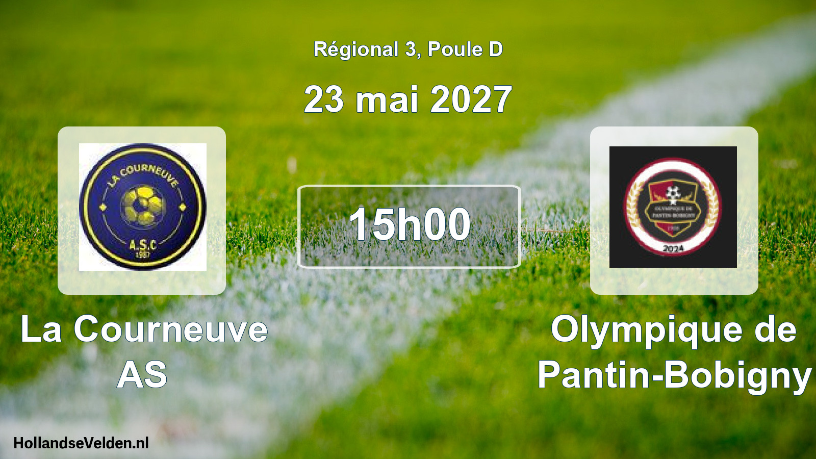 Scheduled Match: La Courneuve AS - Olympique de Pantin-Bobigny (23 May 2027)