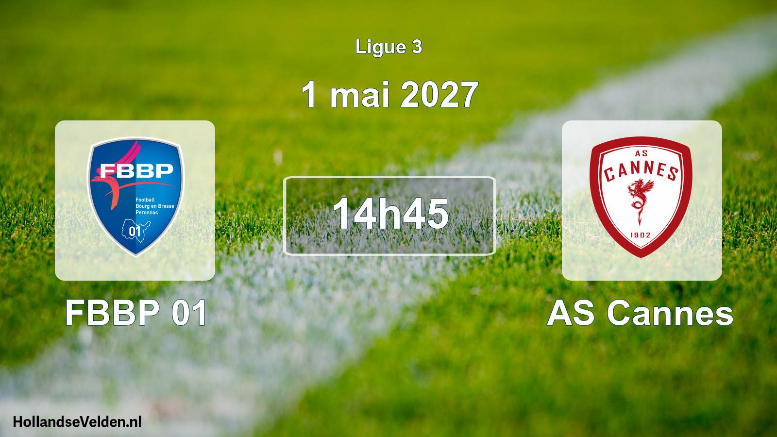 Scheduled Match: FBBP 01 - AS Cannes (1 May 2027)