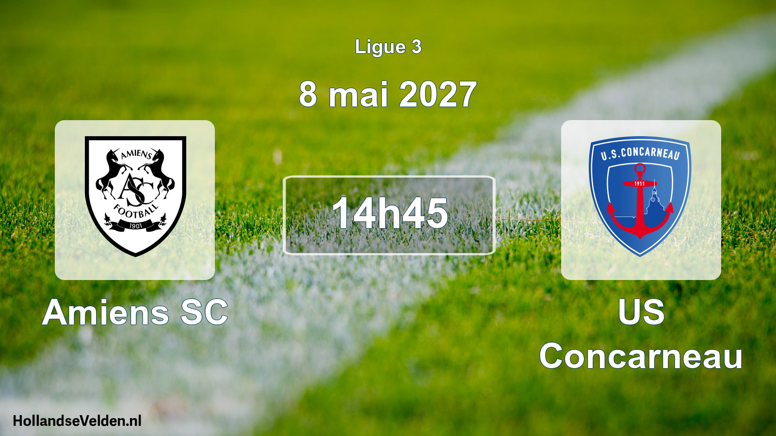 Geplande wedstrijd: Amiens SC - US Concarneau (8 mei 2027)
