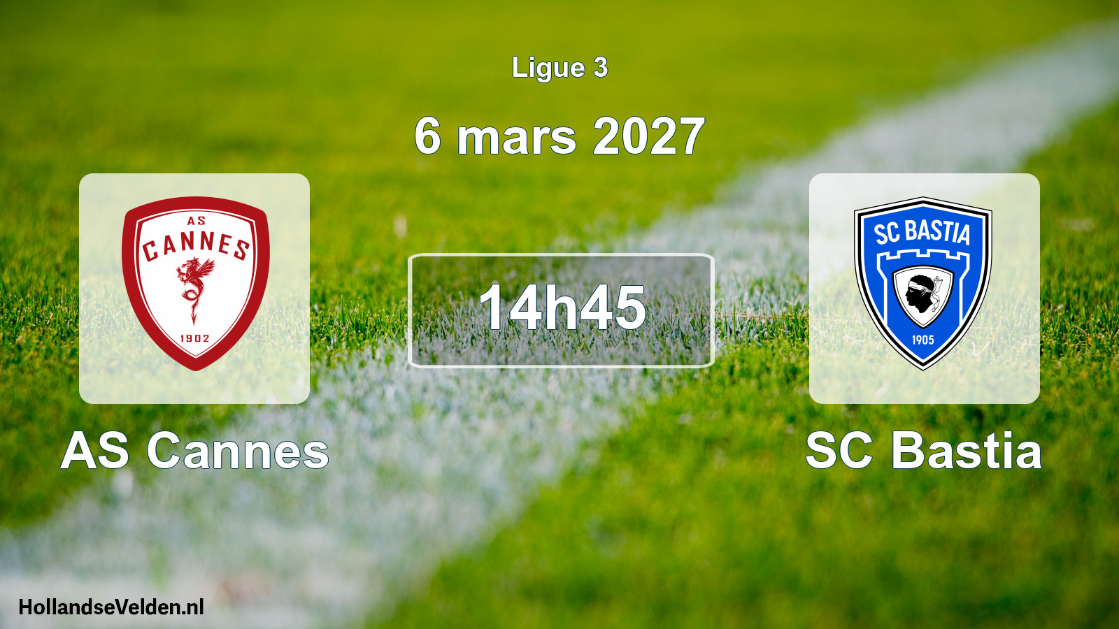 Scheduled Match: AS Cannes - SC Bastia (6 March 2027)