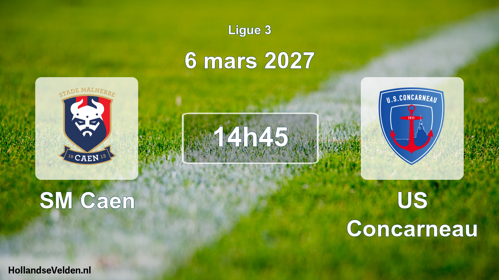 Scheduled Match: SM Caen - US Concarneau (6 March 2027)
