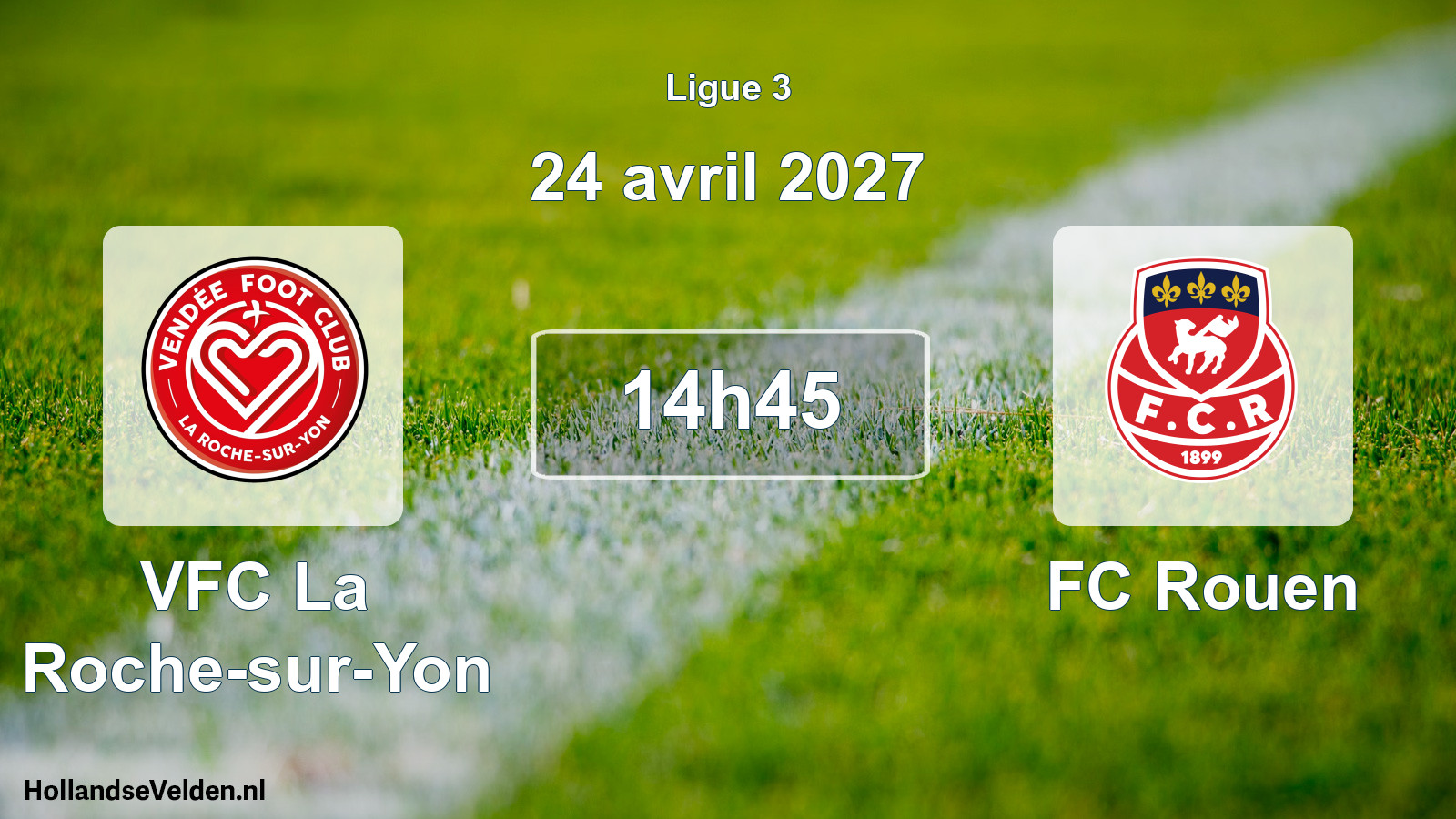 Scheduled Match: VFC La Roche-sur-Yon - FC Rouen (24 April 2027)