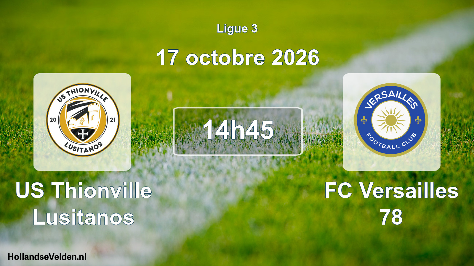 Scheduled Match: US Thionville Lusitanos - FC Versailles 78 (17 October 2026)