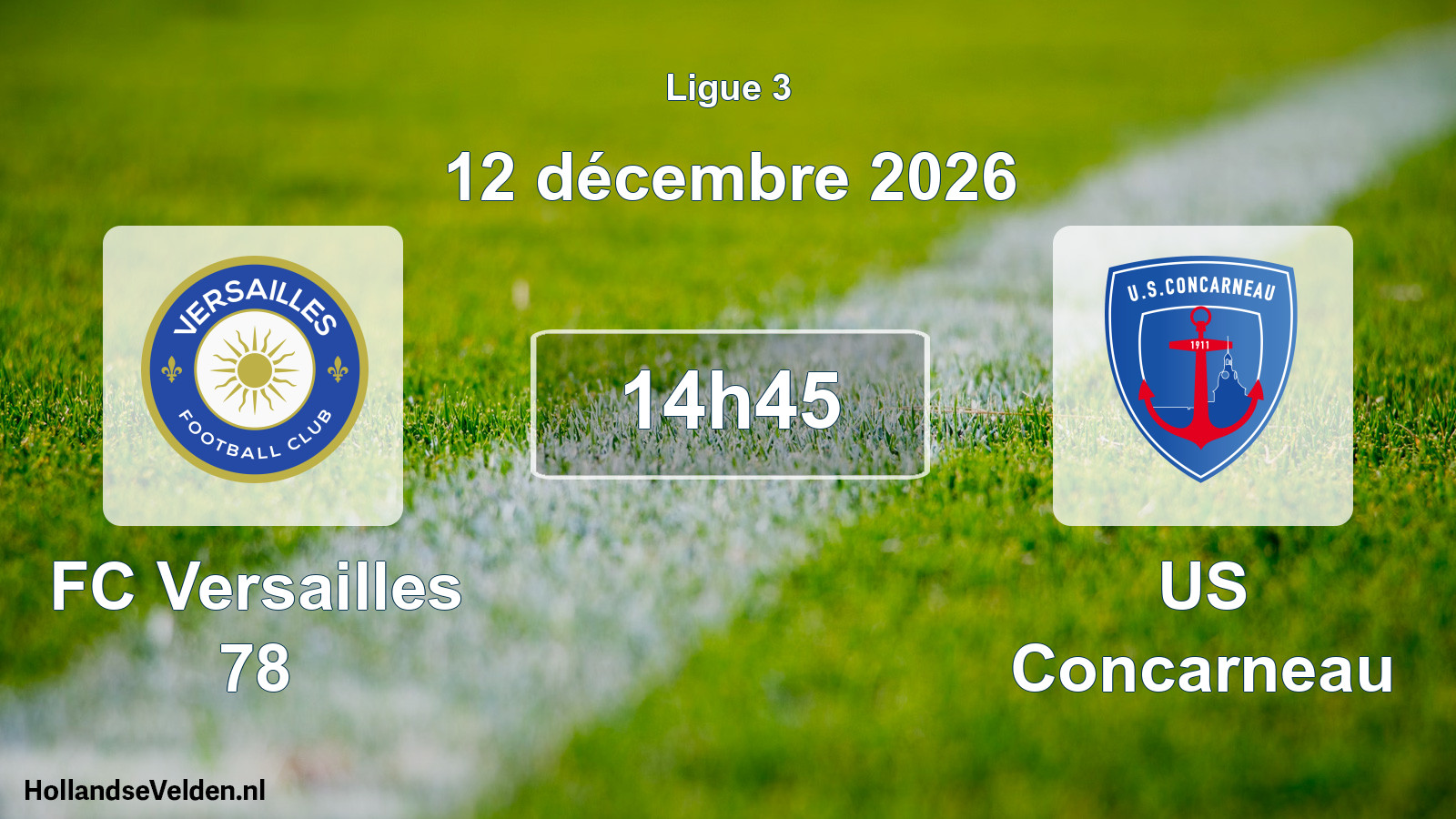 Scheduled Match: FC Versailles 78 - US Concarneau (12 December 2026)