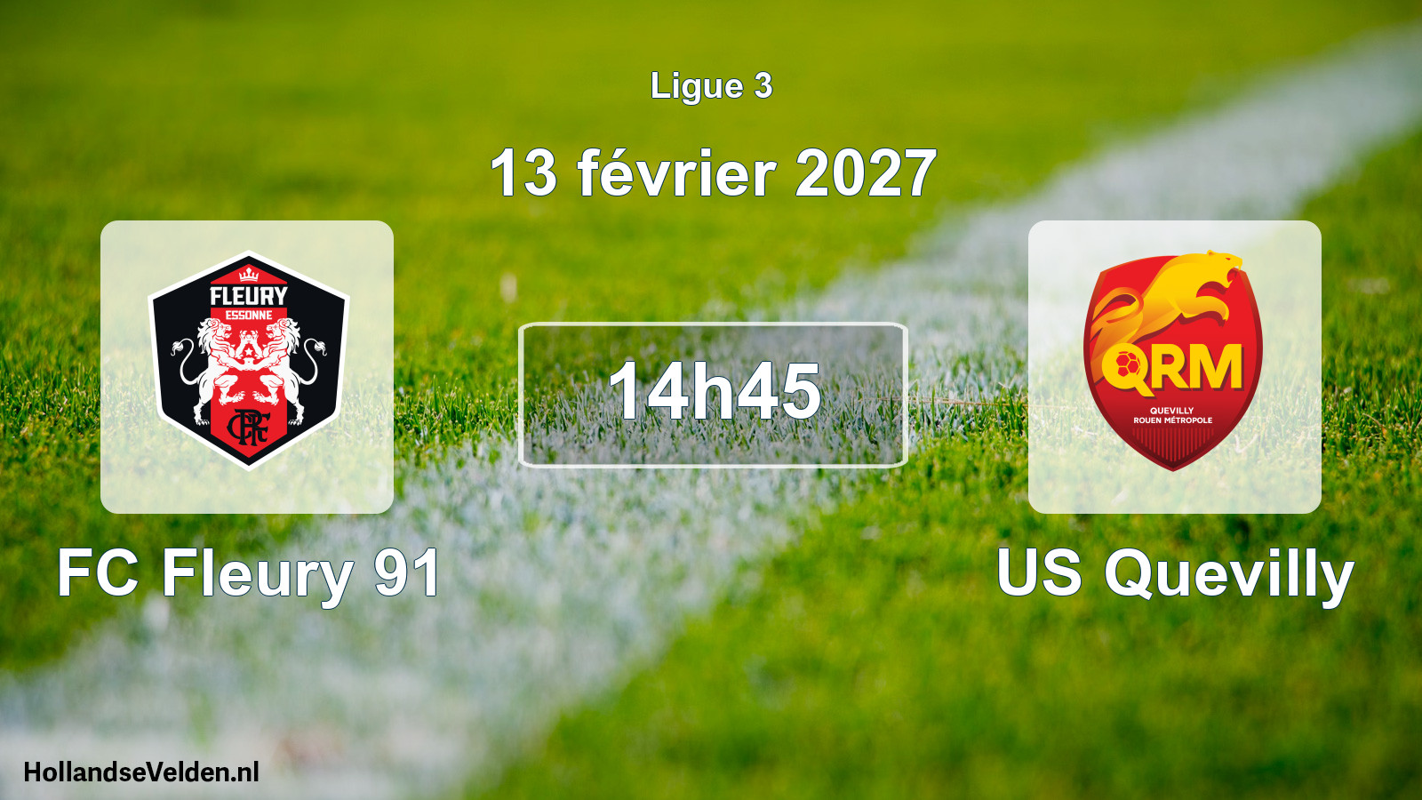 Scheduled Match: FC Fleury 91 - US Quevilly (13 February 2027)