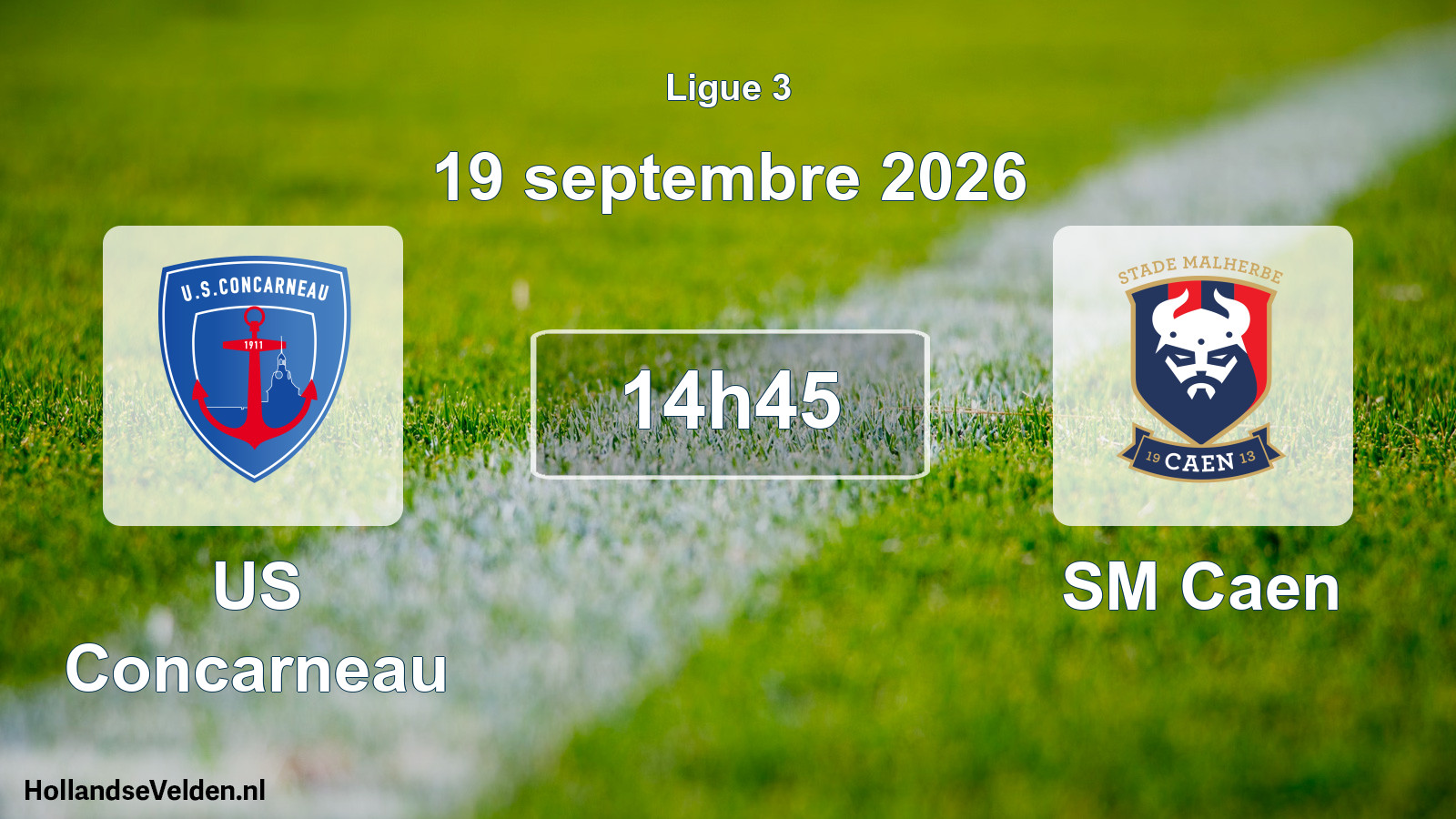 Scheduled Match: US Concarneau - SM Caen (19 September 2026)