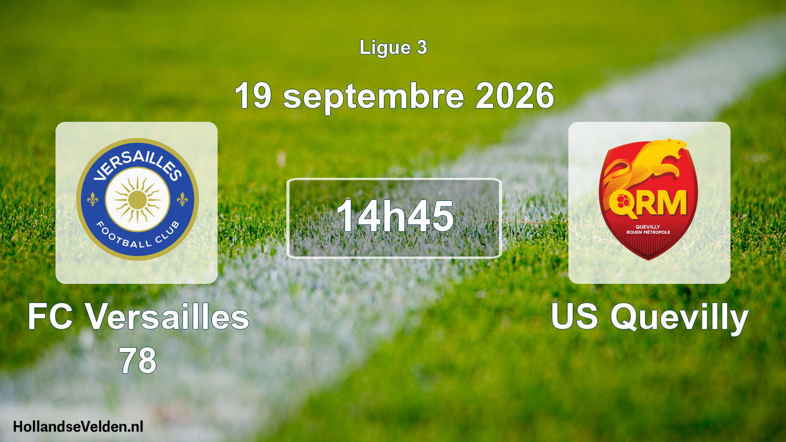 Scheduled Match: FC Versailles 78 - US Quevilly (19 September 2026)