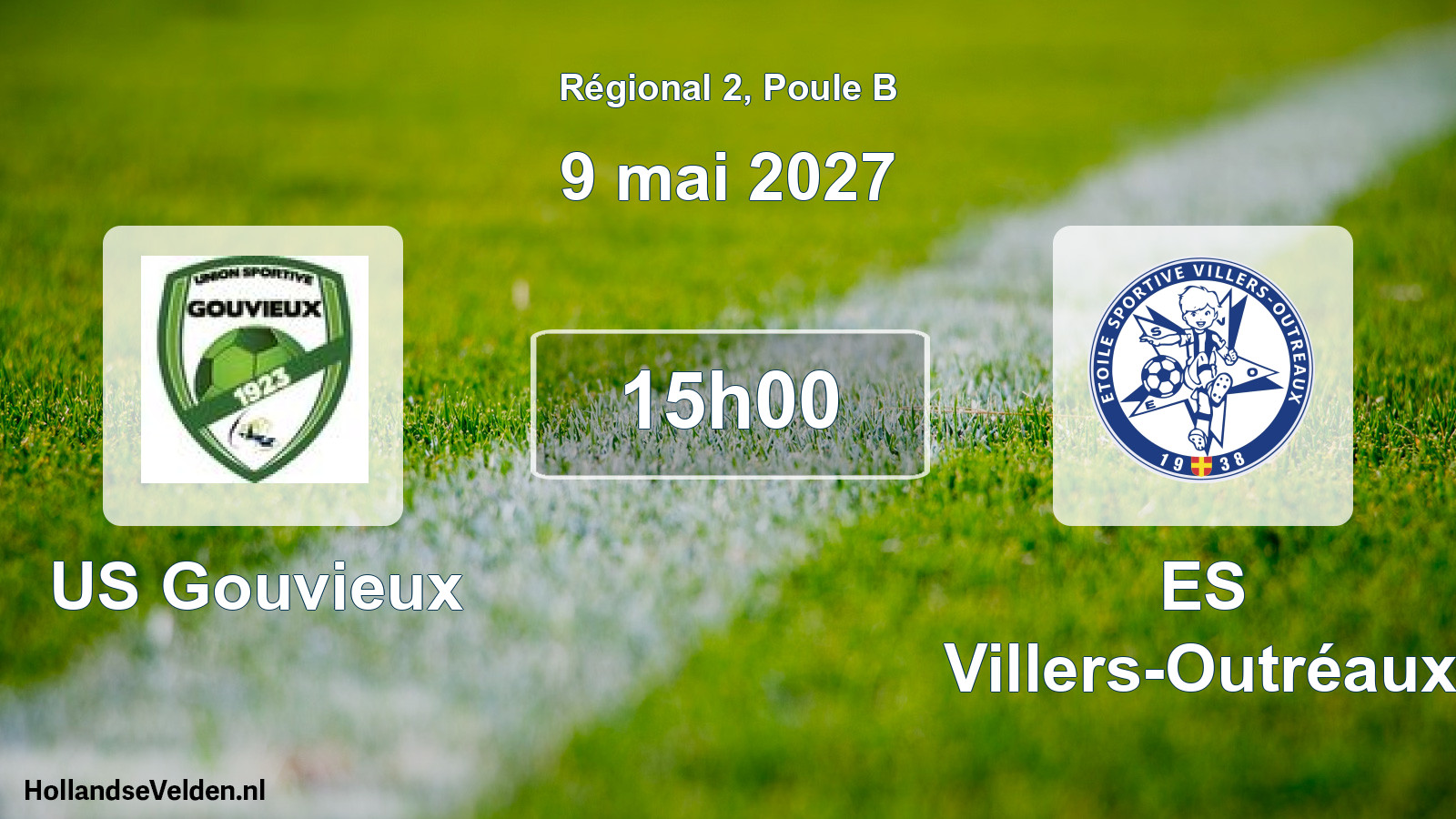 Scheduled Match: US Gouvieux - ES Villers-Outréaux (9 May 2027)