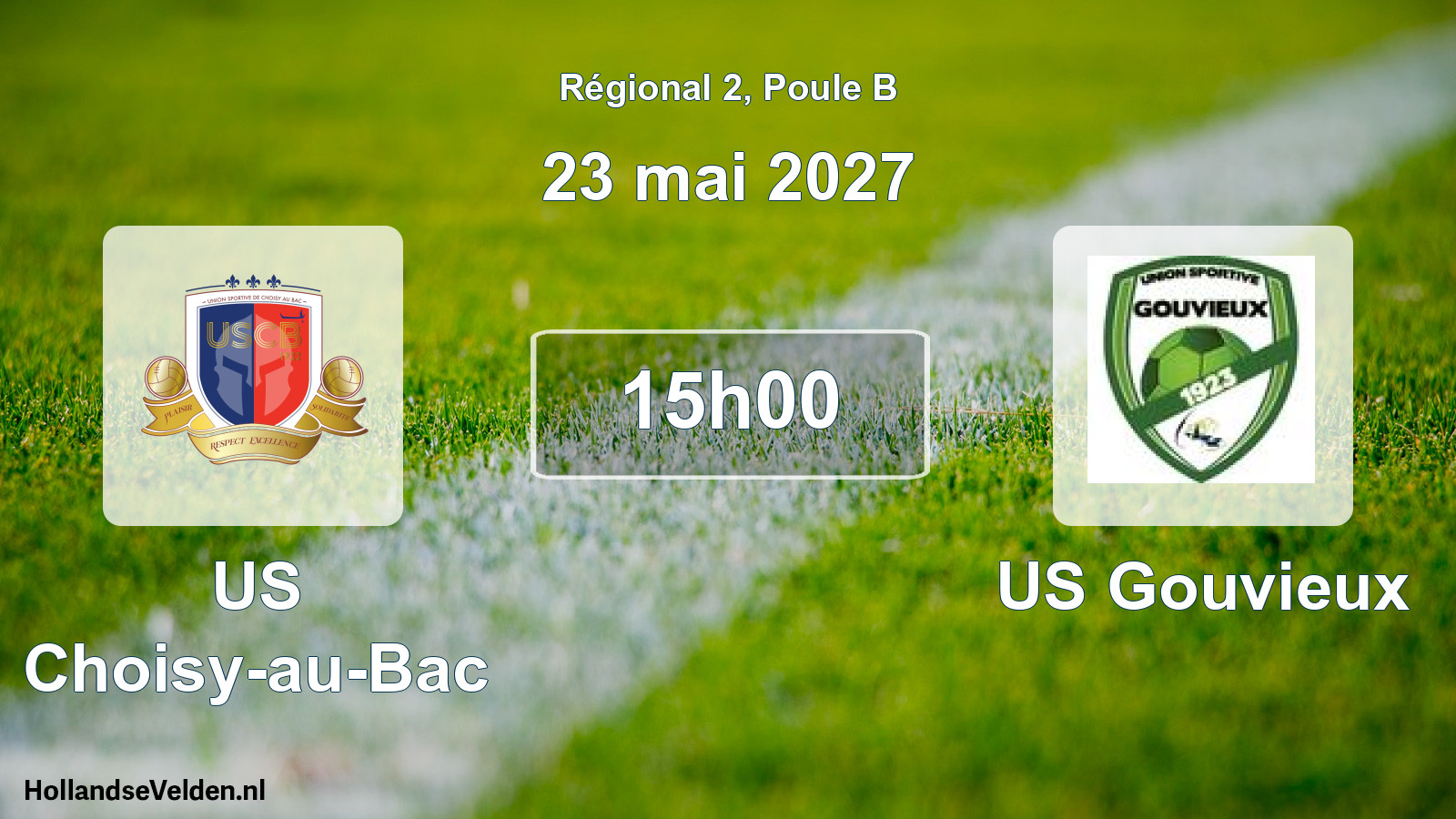 Scheduled Match: US Choisy-au-Bac - US Gouvieux (23 May 2027)