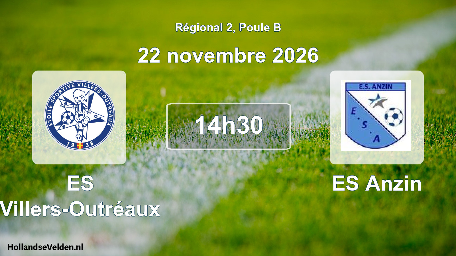 Scheduled Match: ES Villers-Outréaux - ES Anzin (22 November 2026)