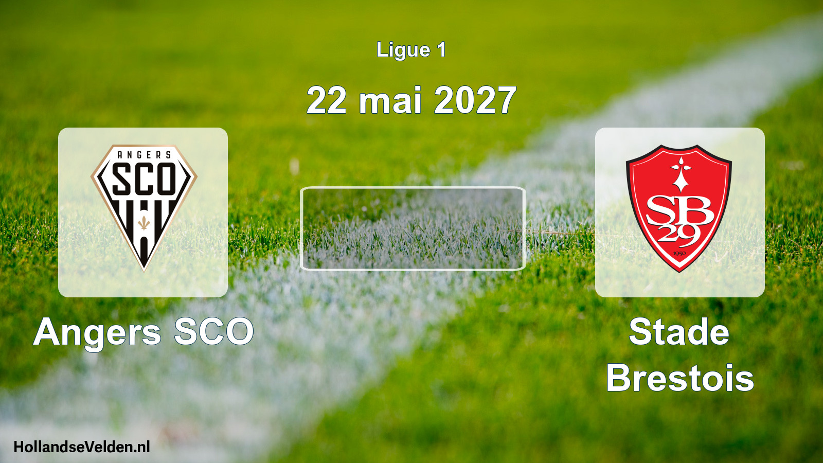 Match programmé: Angers SCO - Stade Brestois (22 mai 2027)