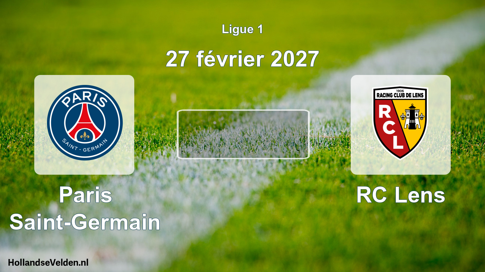 Match programmé: Paris Saint-Germain - RC Lens (27 février 2027)