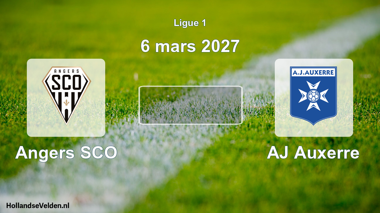 Match programmé: Angers SCO - AJ Auxerre (6 mars 2027)