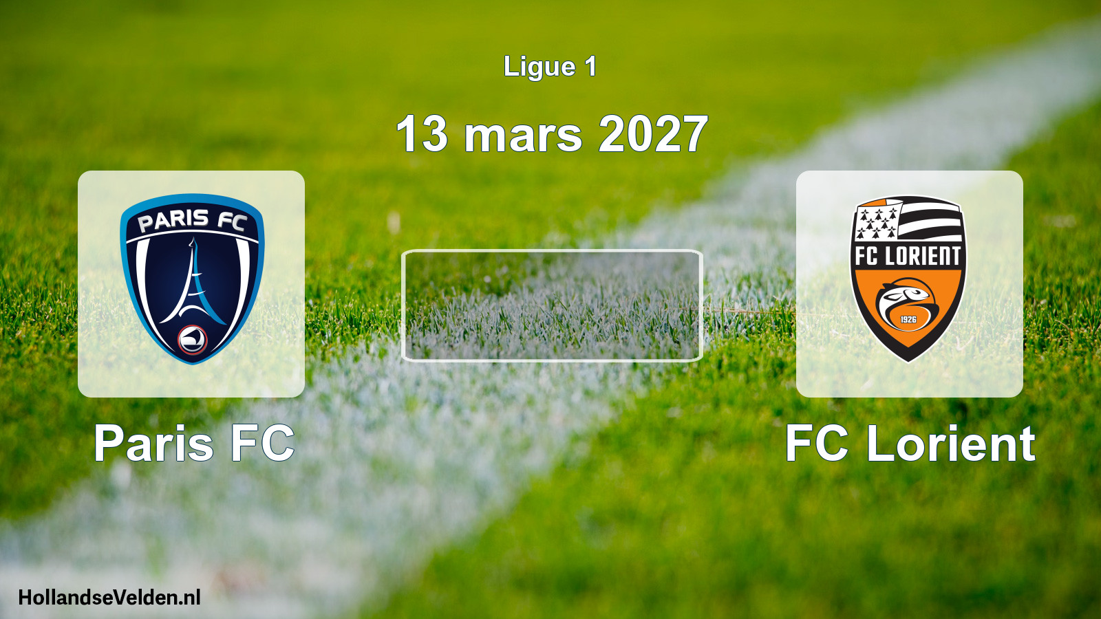 Scheduled Match: Paris FC - FC Lorient (13 March 2027)