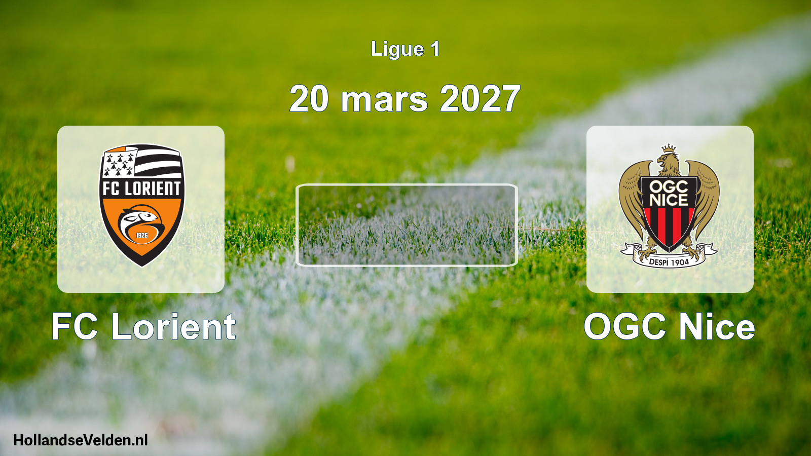 Match programmé: FC Lorient - OGC Nice (20 mars 2027)